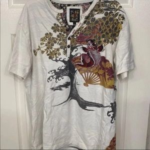 Japanese Embroidery Tee